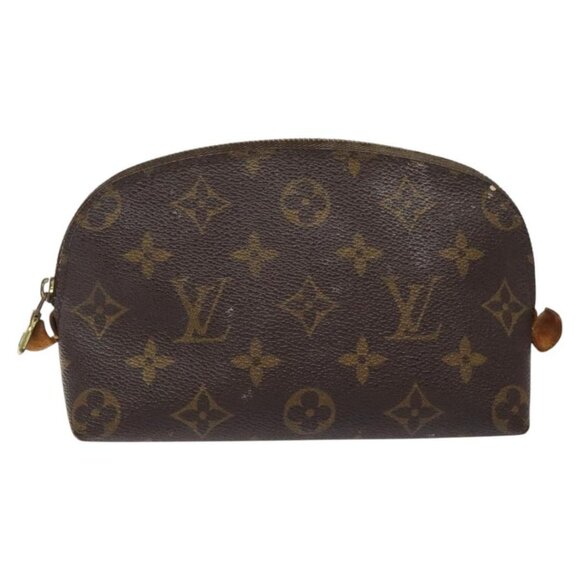 LOUIS VUITTON Monogram Pochette Cosmetic PM Cosmetic Pouch M47515 LV Auth 116305 - Picture 1 of 16